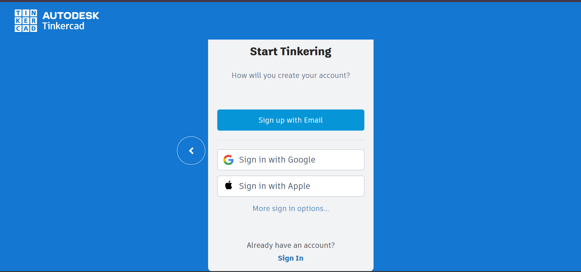 Sign Up with Email